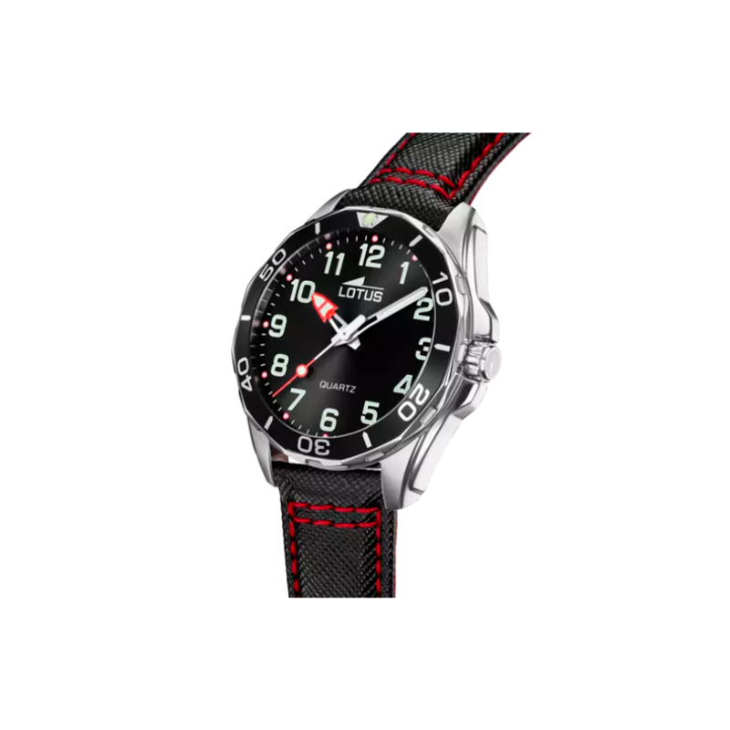 RELOJ INFANTIL LOTUS JUNIOR CON ESFERA NEGRA 18861/2