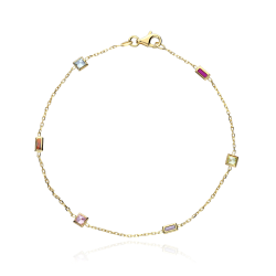 Pulsera Oro 18k Multicolor "Abenberg"