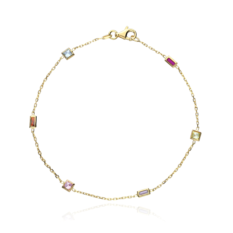 Pulsera Oro 18k Multicolor "Abenberg"