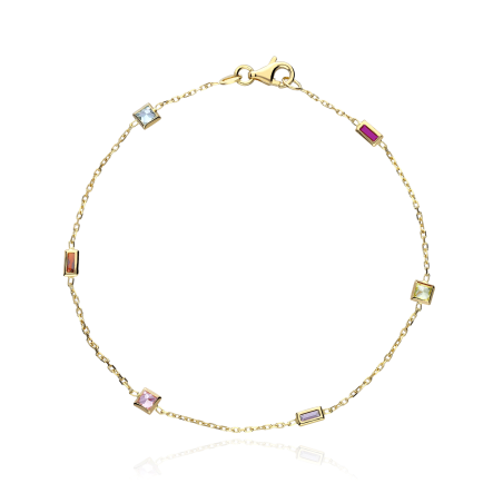 Pulsera Oro 18k Multicolor "Abenberg"