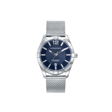 Reloj Viceroy hombre Magnum esfera azul y correa milanesa 401329-35