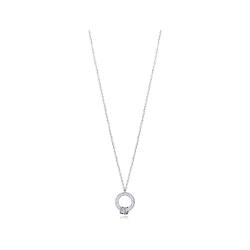 Collar Viceroy plata de ley con baño de rodio colgante aro con circonitas y aros 13165C000-30