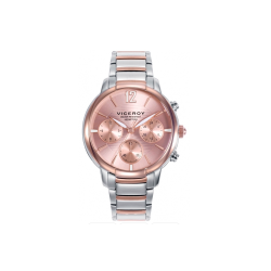 Reloj Viceroy mujer chic oro rosa y plateado 401206-75