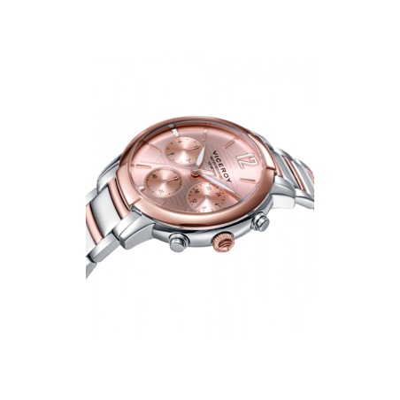Reloj Viceroy mujer chic oro rosa y plateado 401206-75 - Joyerías Sánchez