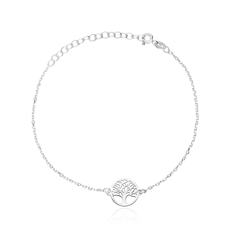 Pulsera Plata de primera ley "Árbol de la vida"