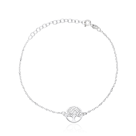 Pulsera Plata de primera ley "Árbol de la vida"