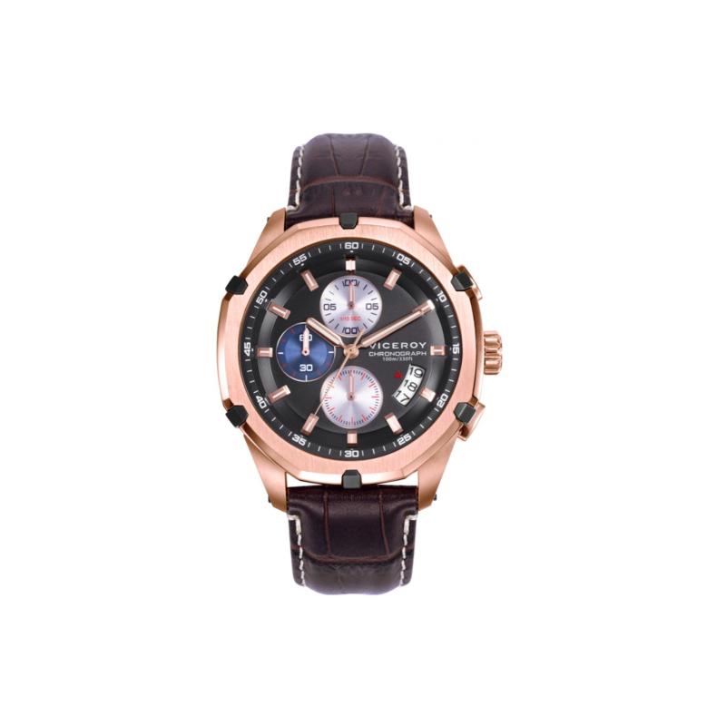 Reloj Viceroy Magnum_CH correa cuero marrón 46835-17