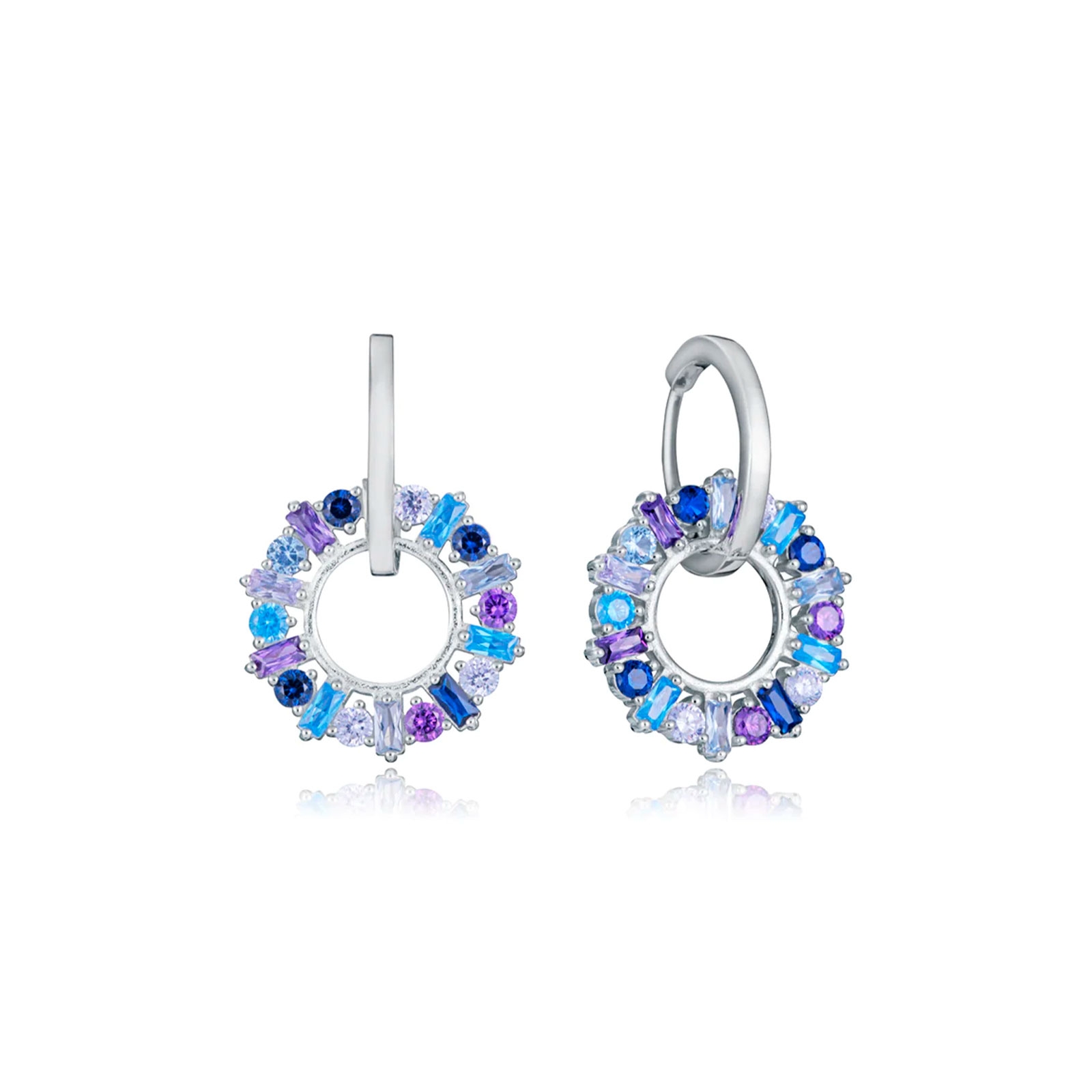 Pendientes Clásica Viceroy En Plata De 925 Milesimas, Con Circonitas Engastadas 13155e000 33
