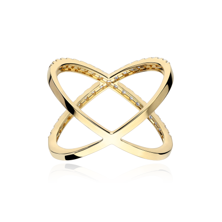 Anillo Oro 18k y diamantes 0.47cts "Leia"