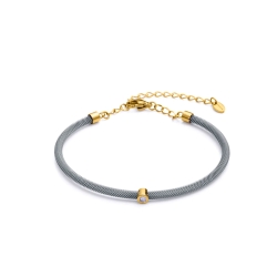 Pulsera Viceroy Mujer malla milanesa de acero y diamante 6482P01000