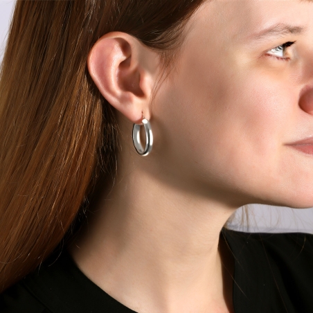 Aros plata primera ley 26mm "Galo"