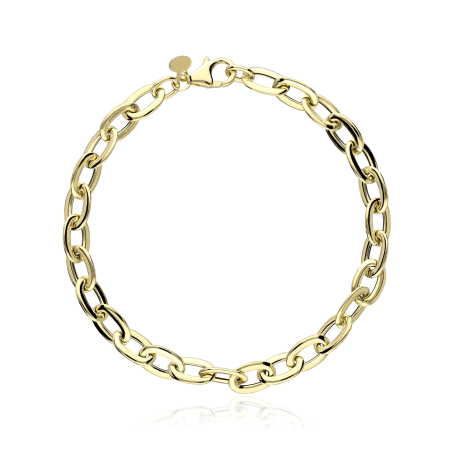 Pulseras Oro 18k eslabones ovales "Loa"
