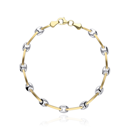 Pulsera Oro 18k Bicolor "Alzey"