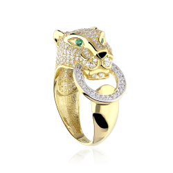 Anillo Pantera Oro 18k "Wakan"