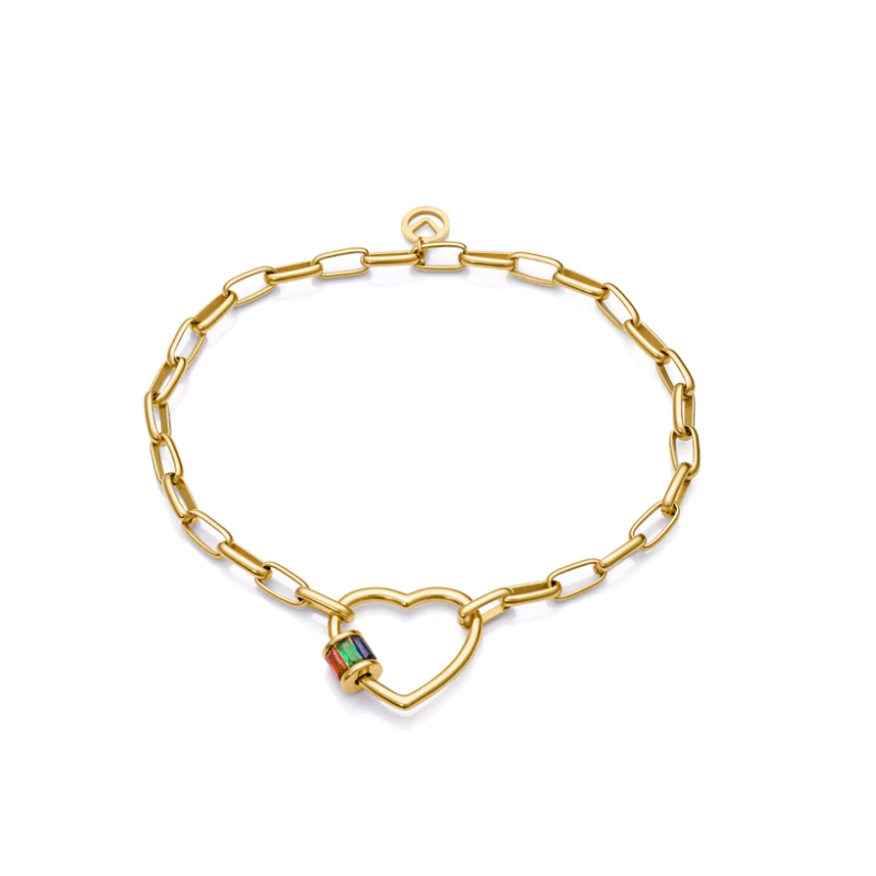 Pulsera Viceroy mujer Love acero Ip dorado motivo de corazón 1499P01012