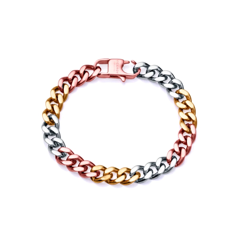 Pulsera Viceroy Eslabones En Tres Tonos 1454P01019
