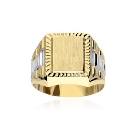 Sello Oro 18k Rectangular "Fram"