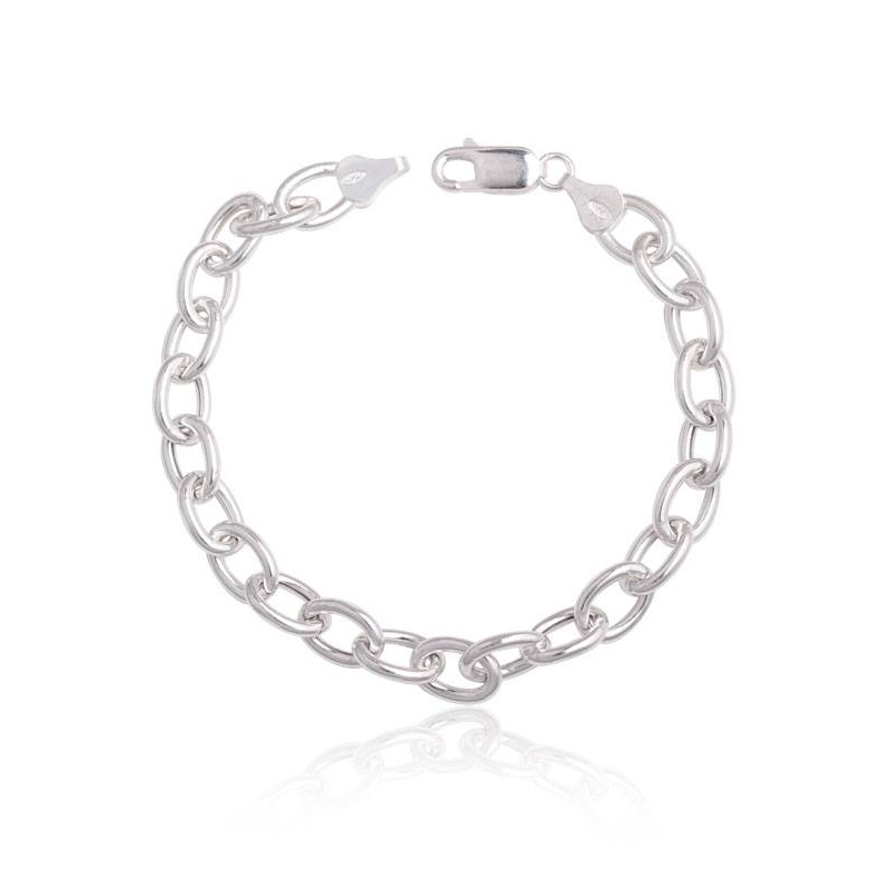 Pulsera Eslabones Plata de ley