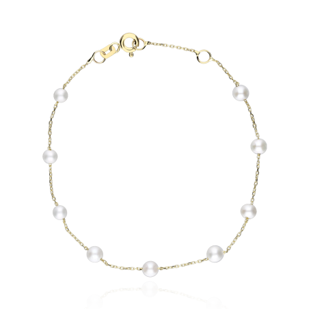 Pulsera Oro 18k y perlas cultivadas "Grecia"