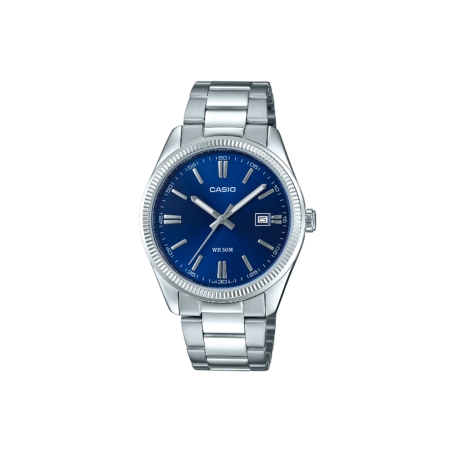 Reloj Casio Vintage acero esfera azul MTP-1302PD-2AV