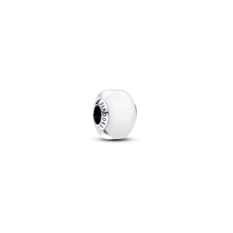 Charm Pandora Mini Cristal de Murano blanco 793118C00