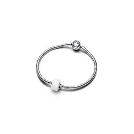 Charm Pandora Mini Cristal de Murano blanco 793118C00