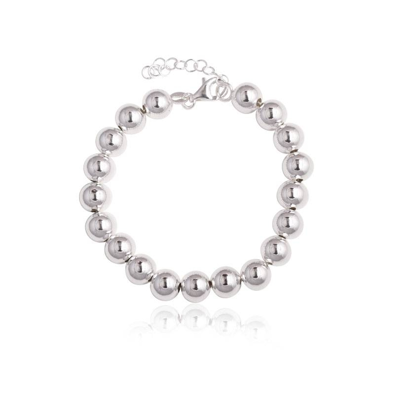 Pulsera Bolitas de Plata