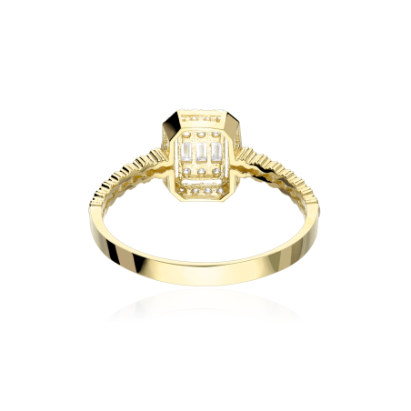 Anillo Oro 18k Circonitas "Apolda"