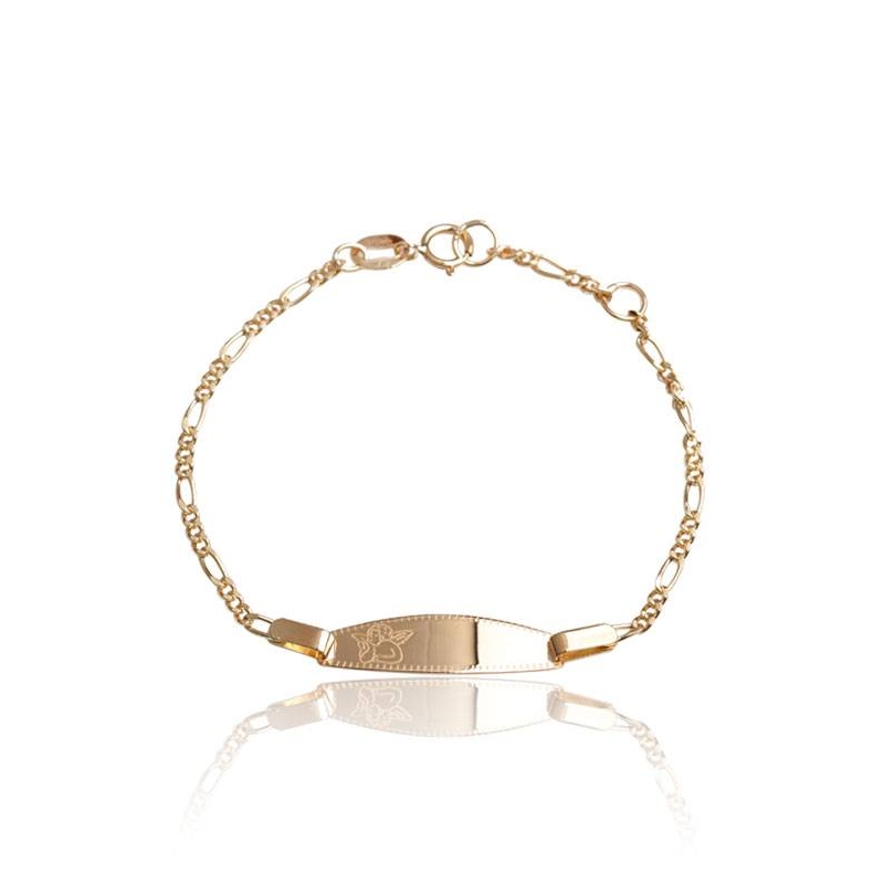 Esclava Oro 18k Ángel Bebé