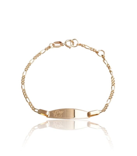 Esclava Oro 18k Ángel Bebé