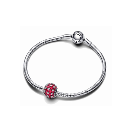 Charm Pandora Redondo Brillante en Pavé rosa 792630C03