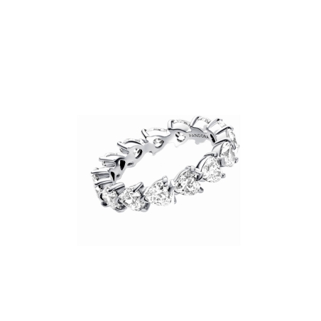 Anillo Pandora Eternidad Fila de Corazones 193103C01