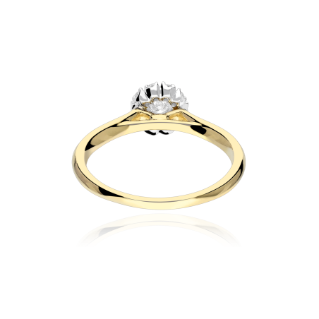 Anillo Oro 18k y Diamantes 0.25cts "Gardenia"