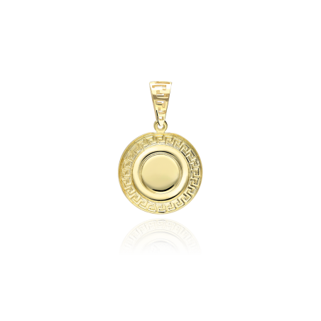 Colgante Medusa Oro 18k Bicolor "Zila"