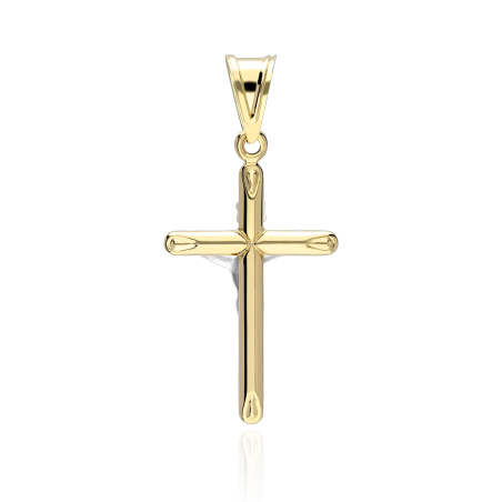 Cruz Oro 18k bicolor "Sibia"