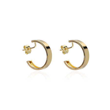 Pendientes Aro Oro 18k "Swang"