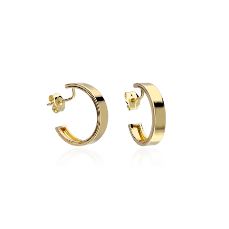 Pendientes Aro Oro 18k "Swang"