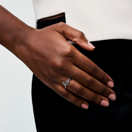 Anillo Pandora Love Escrito a Mano 193058C00
