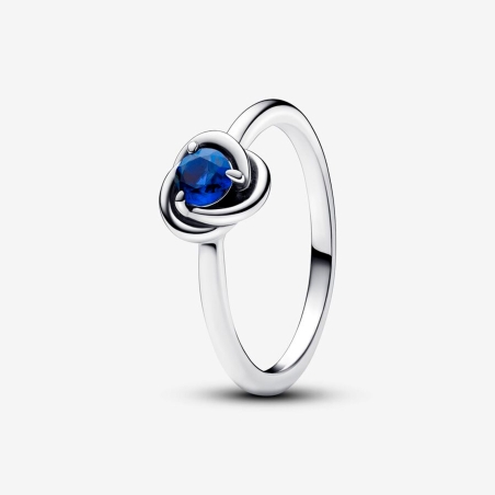 Anillo Pandora Círculo Eternity Azul 192993C09