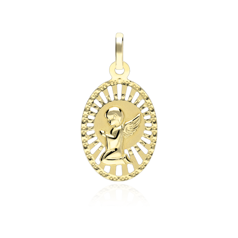 Medalla "Hervey" Angelito Oro 18k