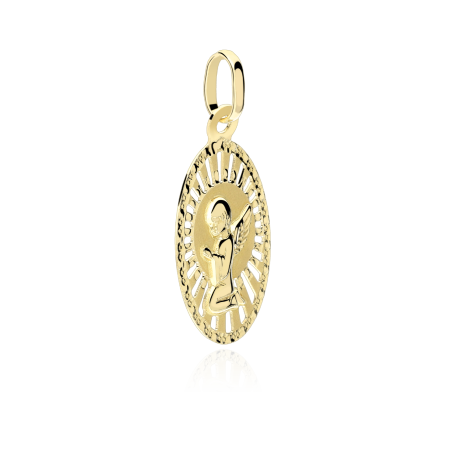 Medalla "Hervey" Angelito Oro 18k