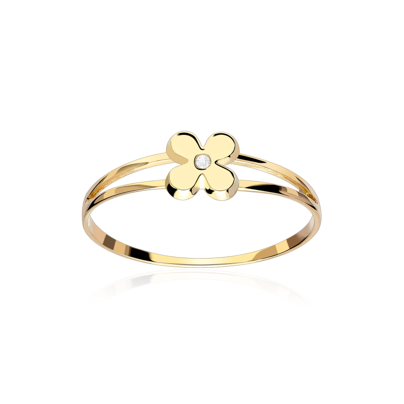 Anillo Oro 18k y Circonita "Sülze"