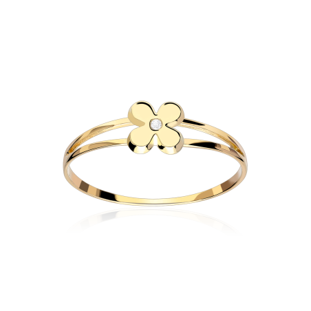 Anillo Oro 18k y Circonita "Sülze"