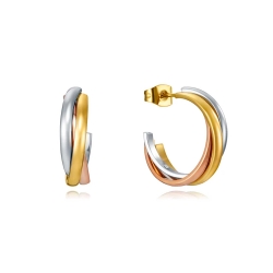Pendientes Viceroy Entrelazados Tres Tonos 75320E01019