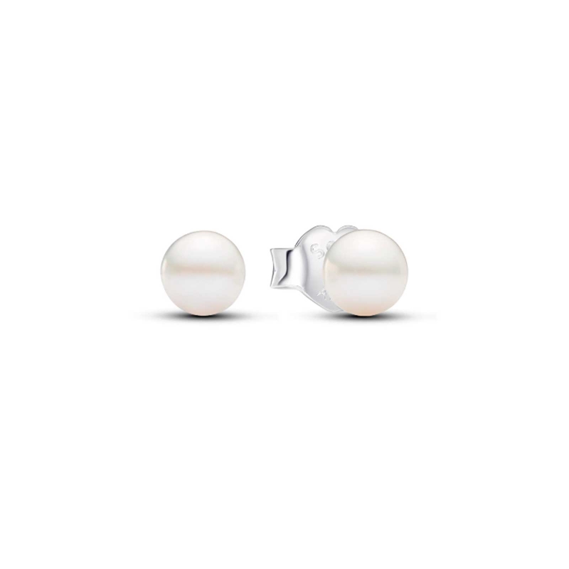 Pendientes Pandora perlas cultivadas de agua dulce tratadas 4,5 mm 293168C01 Pendientes Pandora perlas cultivadas de agua dulce tratadas 4,5 mm 293168C01