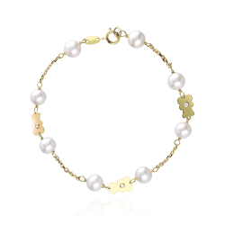 Pulsera Oro 18k y Perlas Cultivadas "Grund"