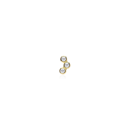 Piercing Oro Amarillo 18k Circonitas "Borkum"