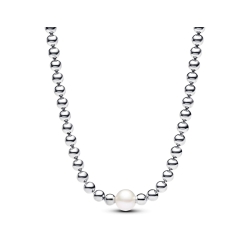 Collar Pandora Perla Cultivada de Agua Dulce y Cuentas 393176C01-45