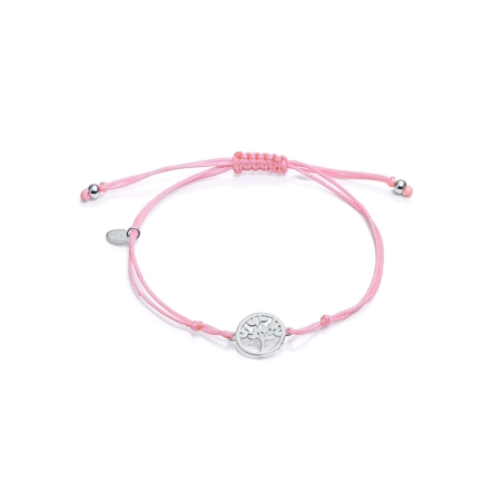 Reloj Viceroy Niña Acero y Piel Rosa + Pulsera de piel trenzada 41134-75