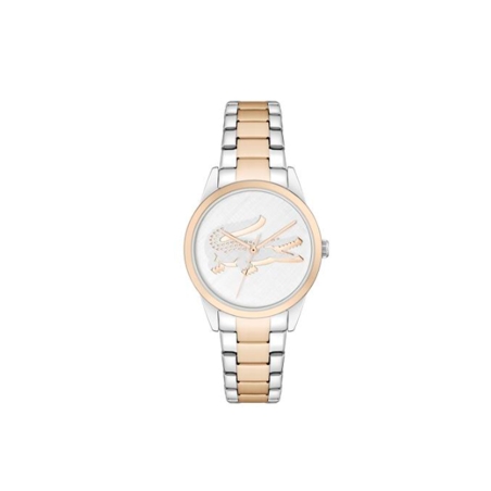 Reloj Lacoste Ladycroc Mini Mujer Plateado y rosado Analógico 2001263